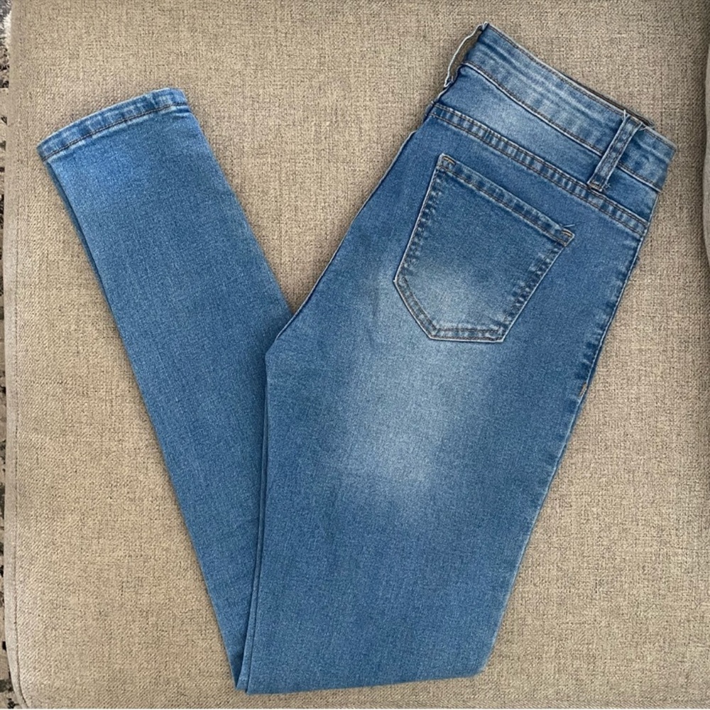 SHEIN Classic Blue Denim Skinny Women’s Jeans✨